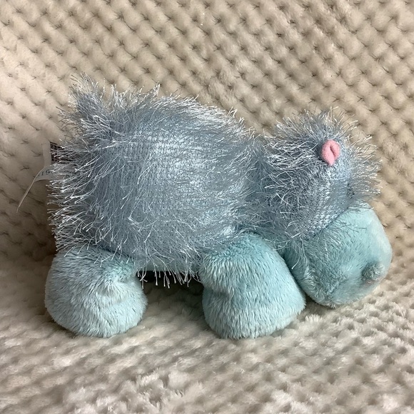 GANZ Webkinz Blue Hippo Stuffed Animal Plush Toy No Code - Picture 3 of 10